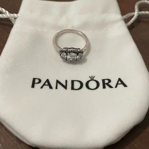 Three Stone Vintage Ring size 7